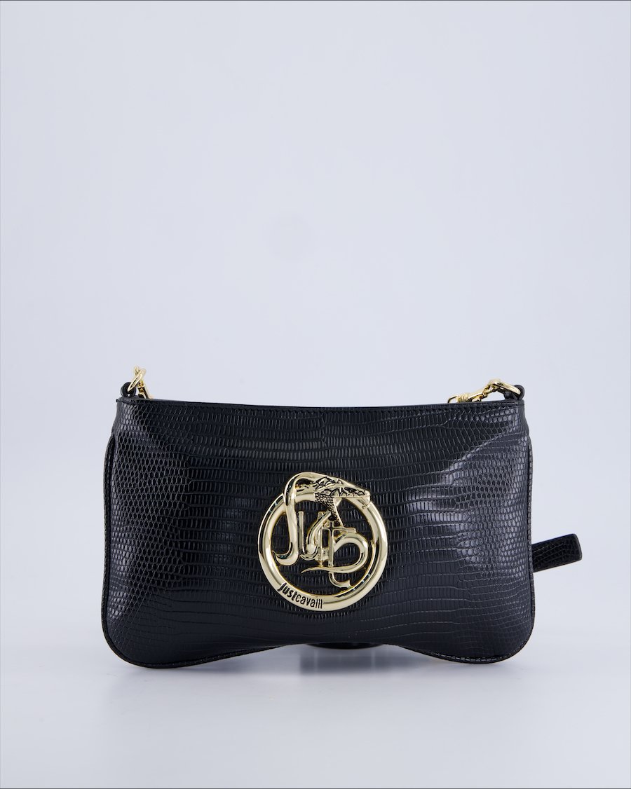Just Cavalli Crossbody bags Leather Black