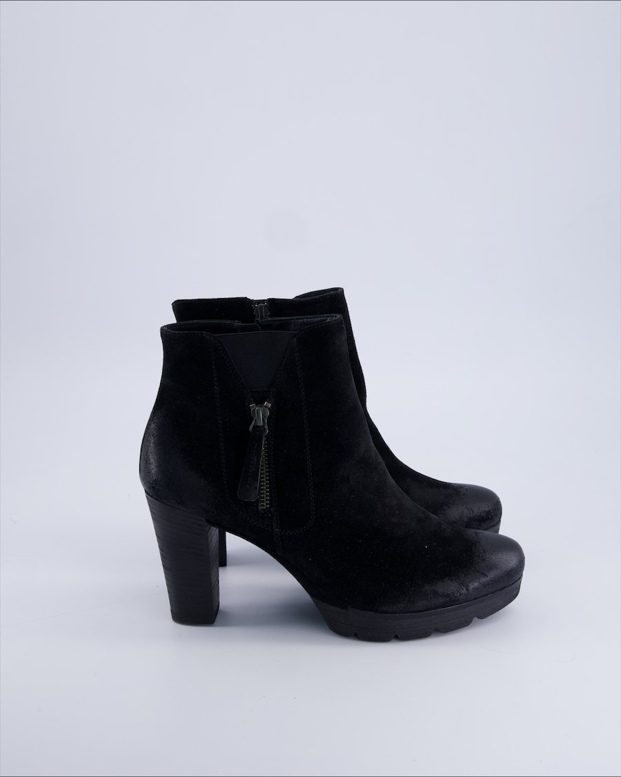 Paul Green Ankle Boots Suede Black 39.5 EU