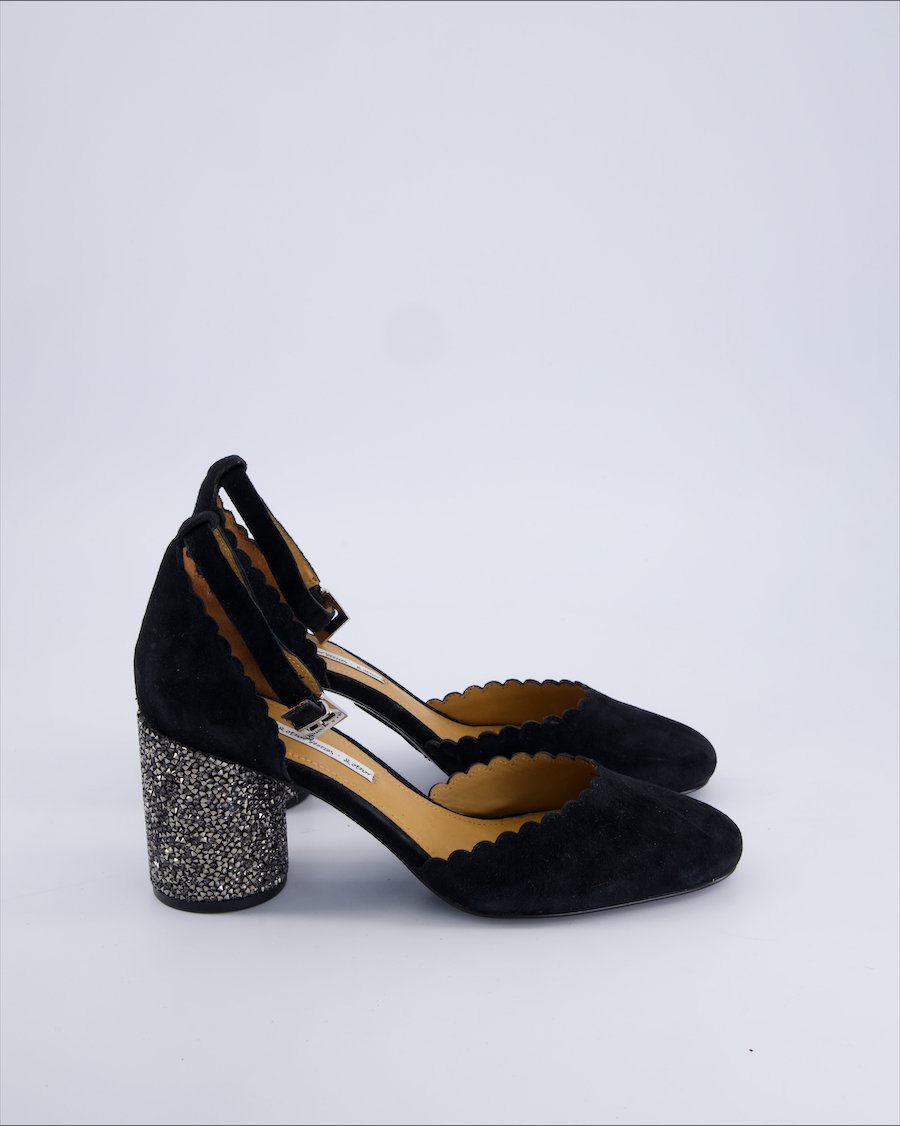 & Other Stories Heels Suede Black 40 EU