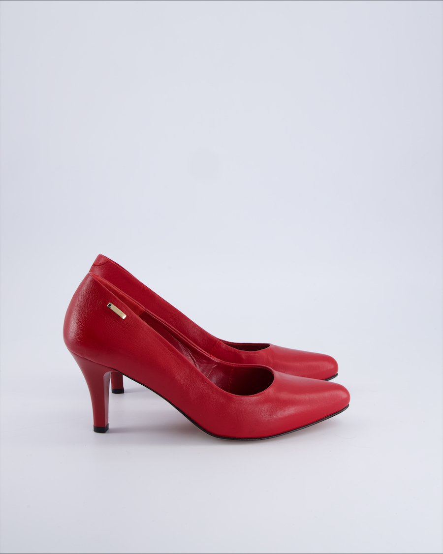 Roberto Santi Heels Leather Red 39 EU