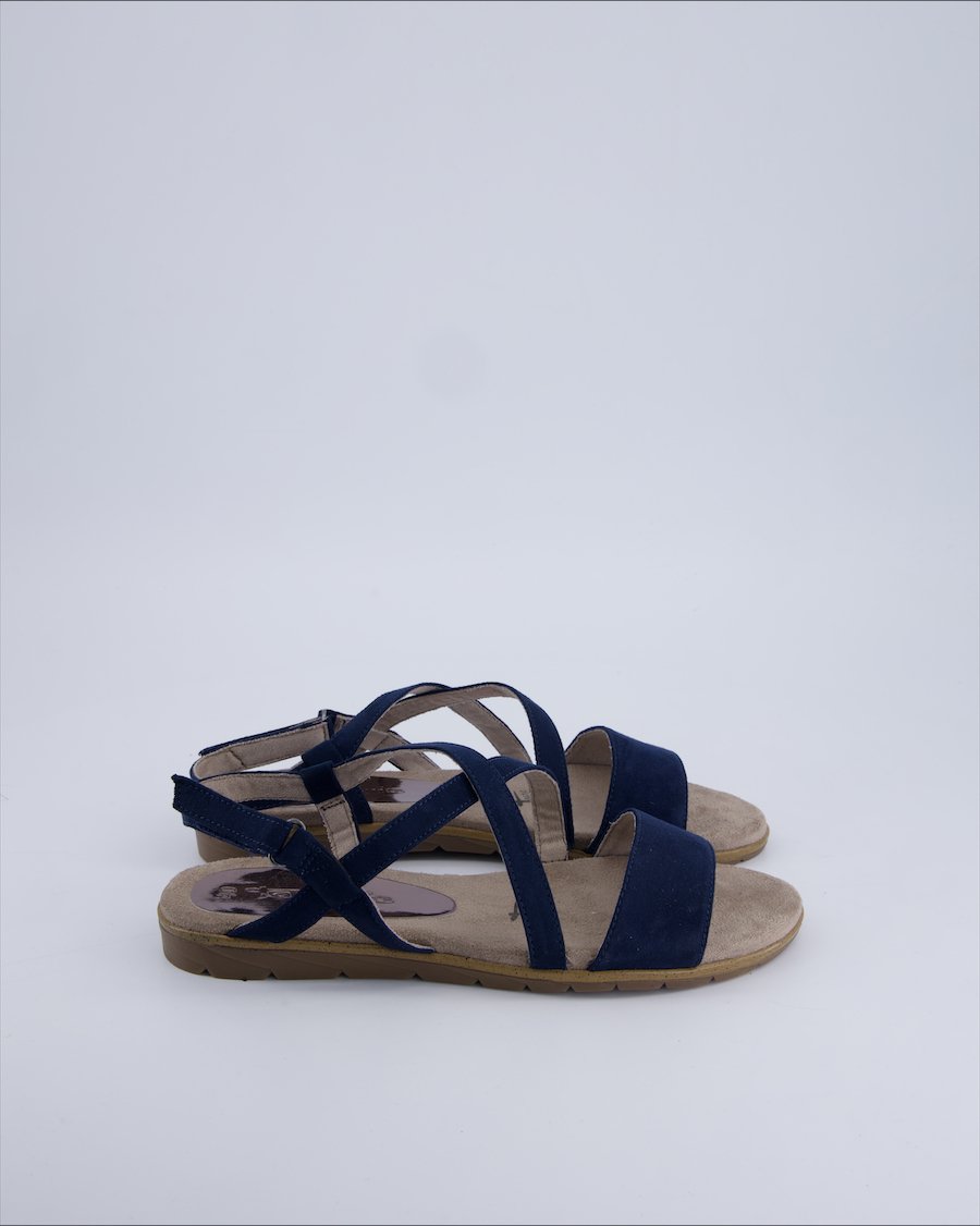 Tamaris Sandals Suede Blue 40 EU