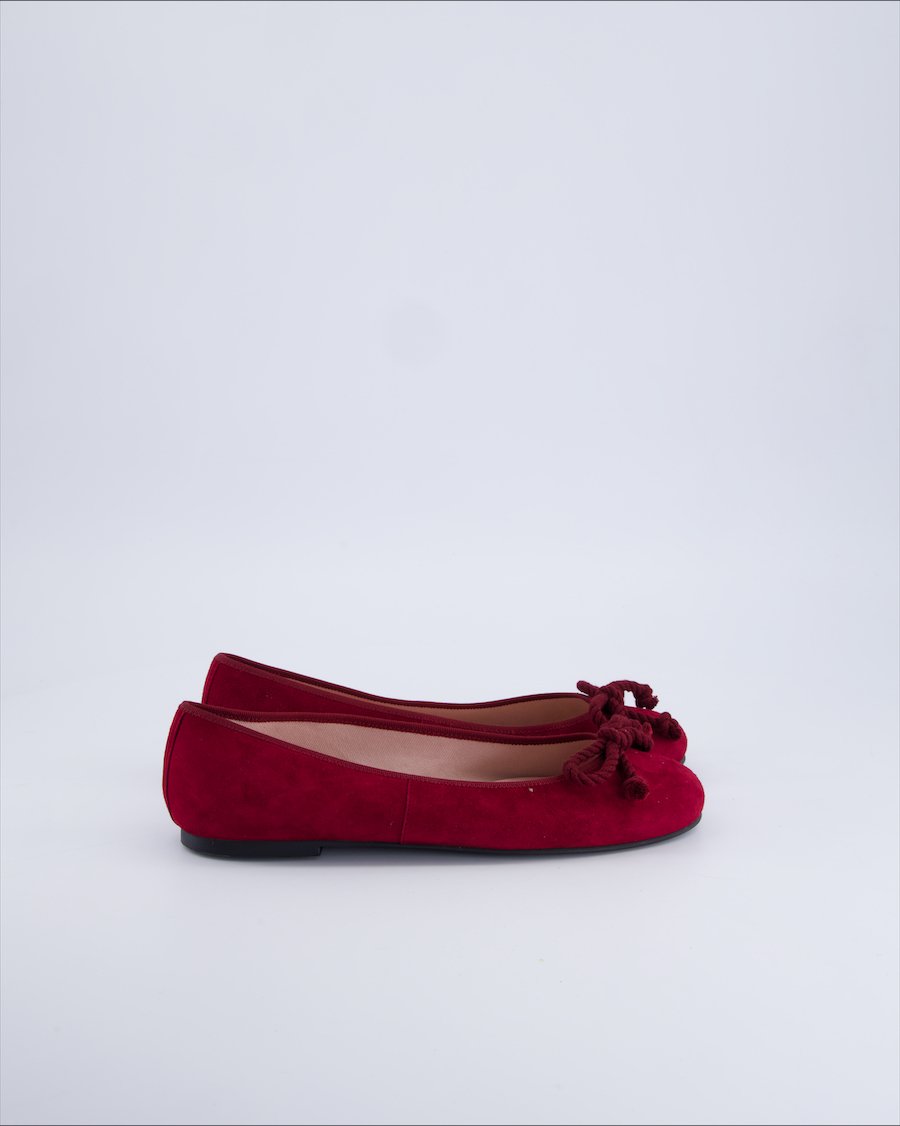 Pretty Ballerinas Ballet flats Suede Burgundy 38.5 EU