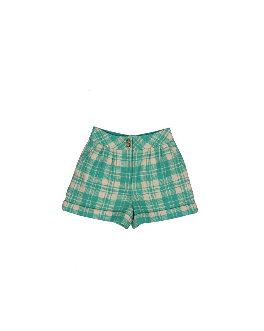 Sezane Short Wool Green XS