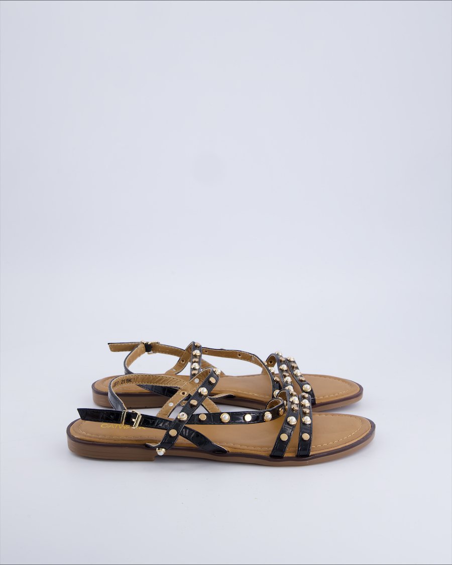 Catwalk Sandals Polyurethane Black 39 EU