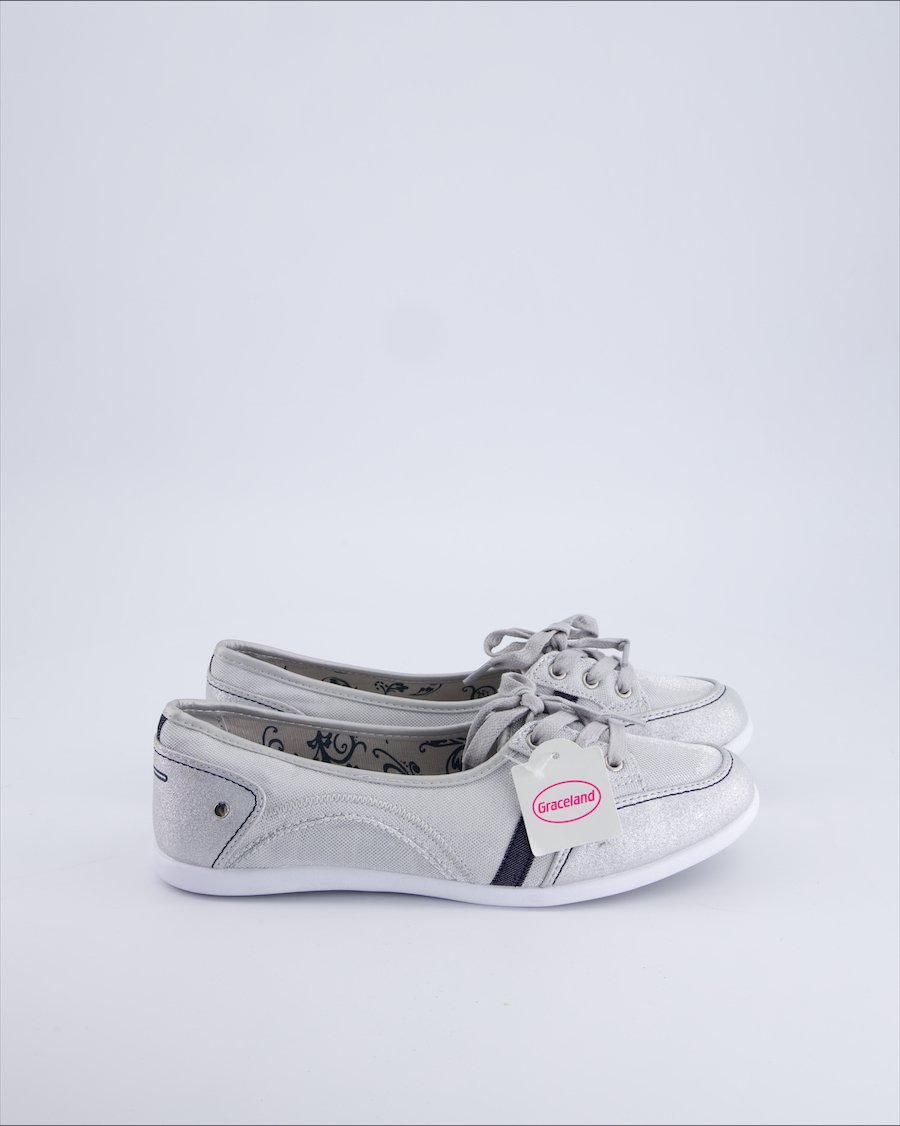 Graceland Flats Cloth Silver 41 EU