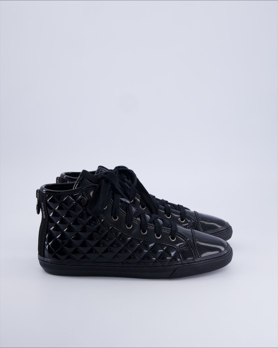 Geox Lace up Leather Black 39 EU