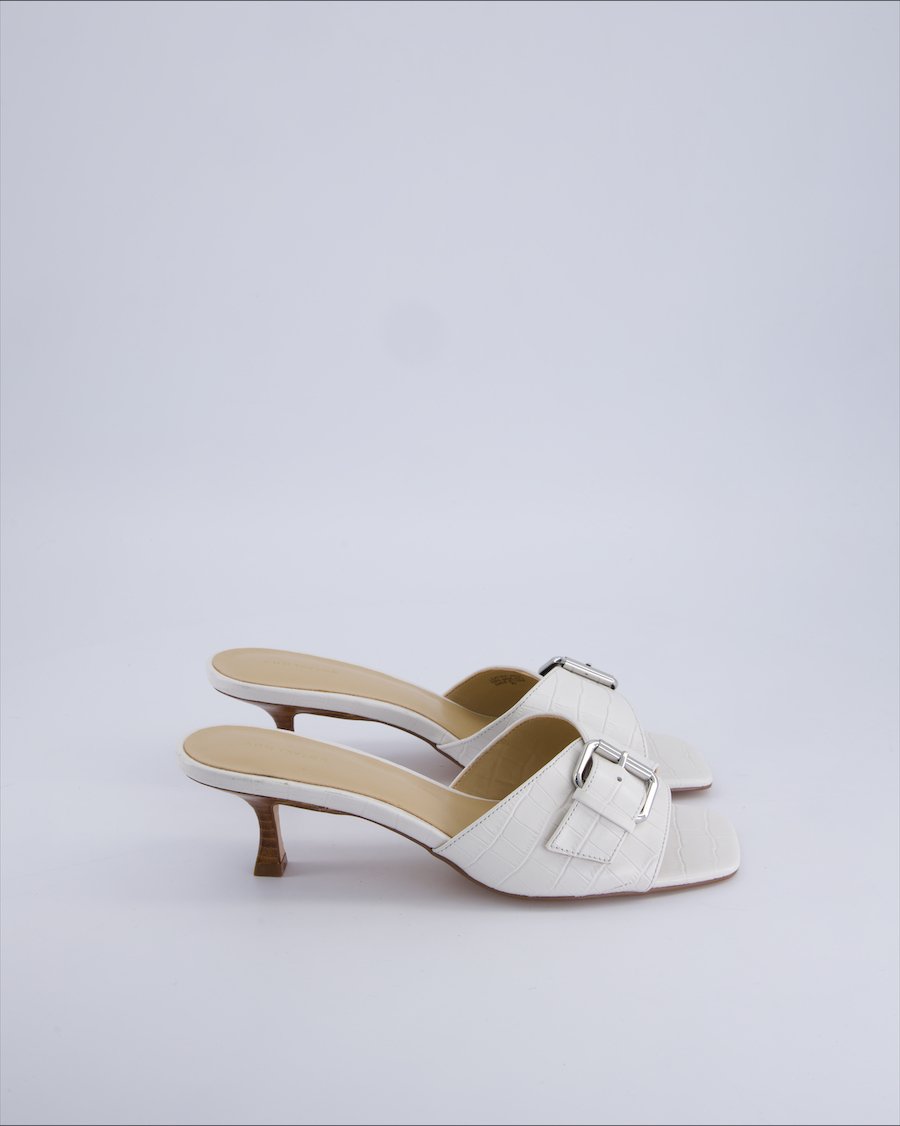 Ann Taylor Heels Leather White 41.5 EU