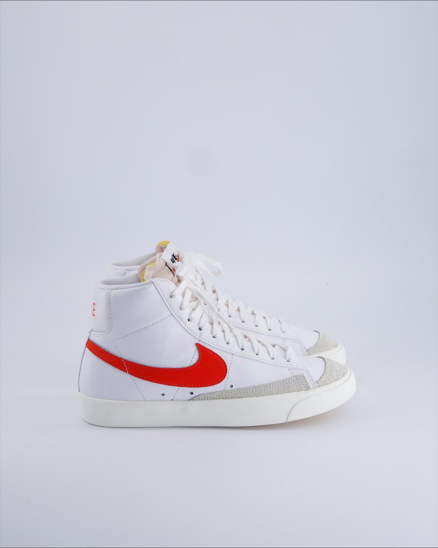 Nike Blazer Trainers Leather White 39 EU