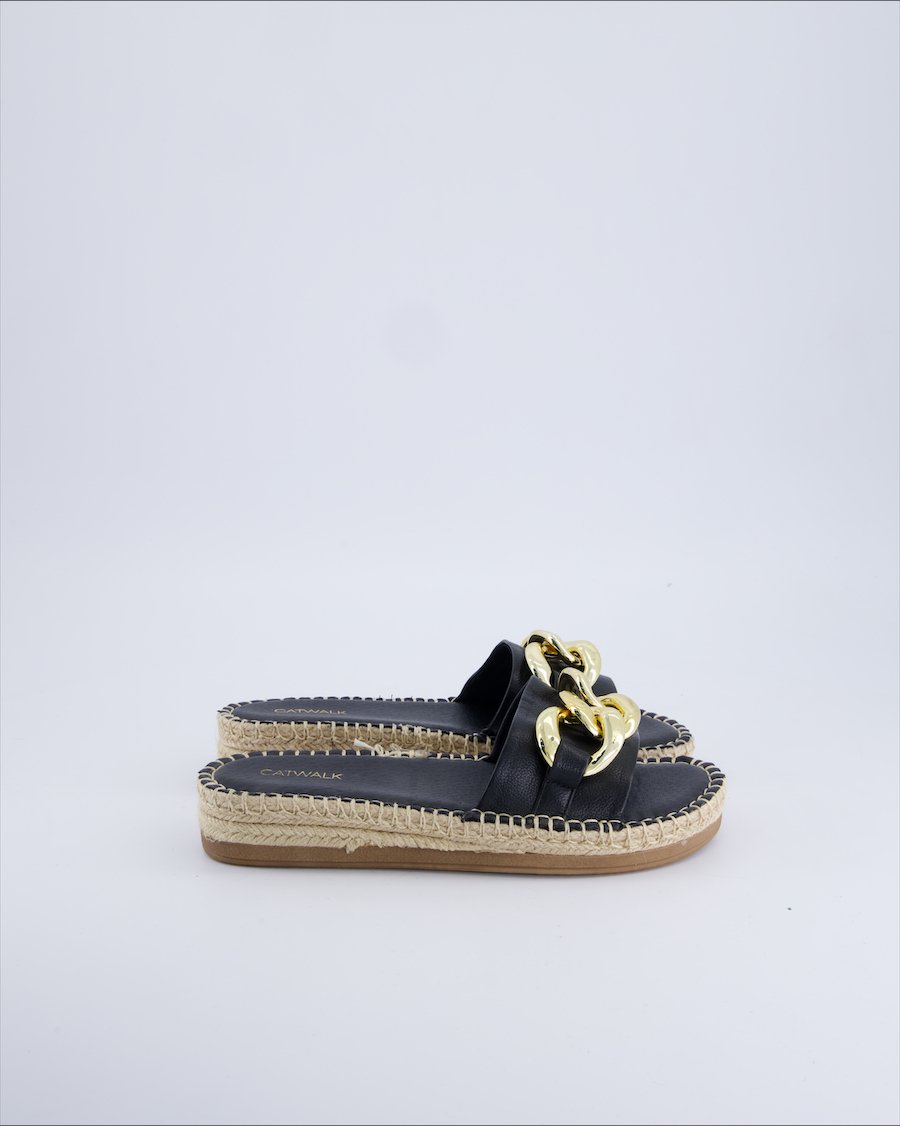 Catwalk Espadrilles Polyurethane Black 38.5 EU