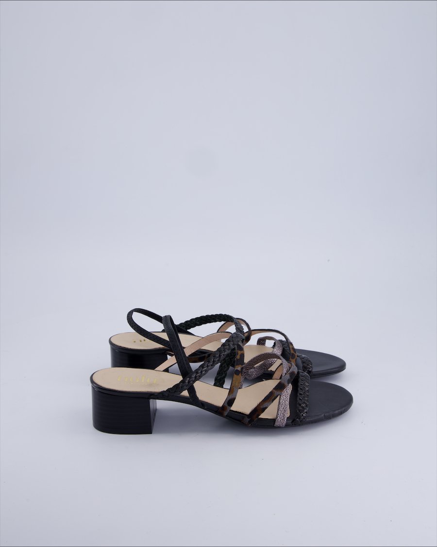 Nulu Sandals Polyurethane Black 40 EU