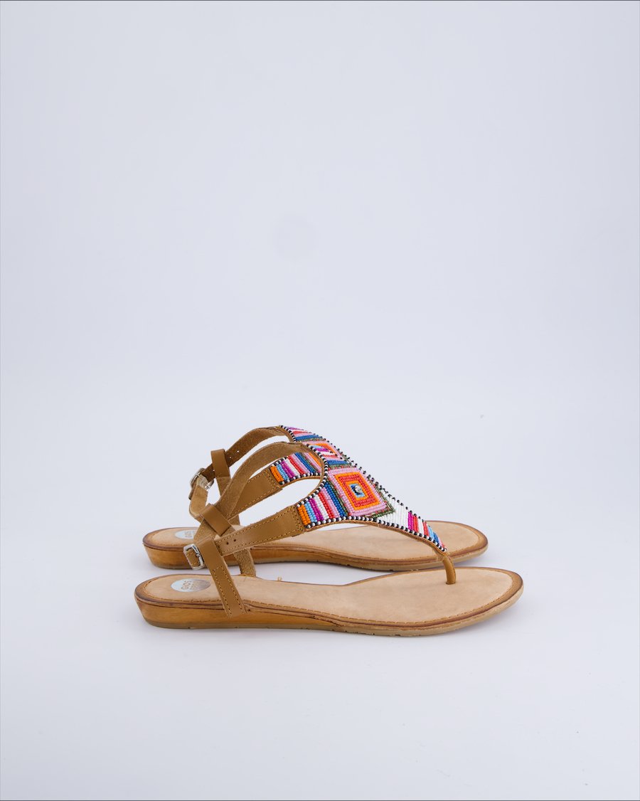 Gioseppo Sandals Leather Brown 38 EU