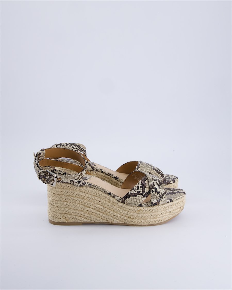 Stradivarius Sandals Plastic Grey 39 EU