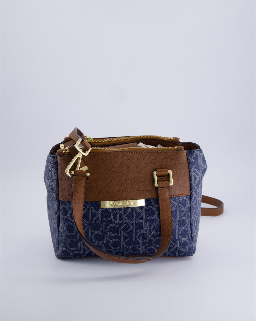 Calvin Klein Crossbody bags Leather Blue