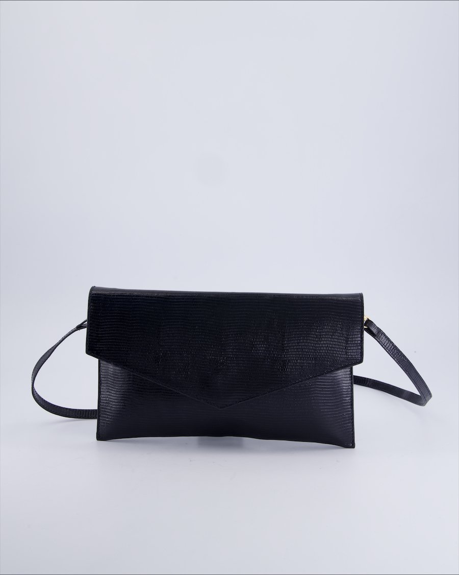 Massimo Dutti Crossbody bags Leather Black