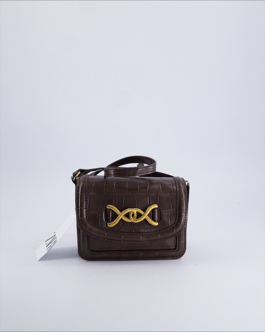 Zara Crossbody bags Polyurethane Brown