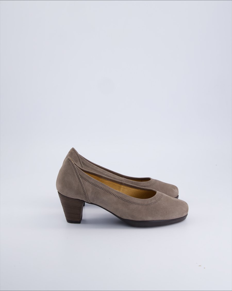 Gabor Heels Suede Ecru 35.5 EU