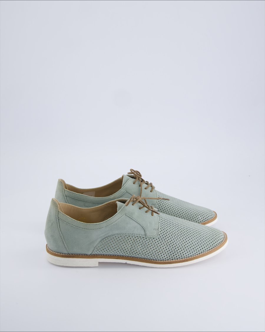 Alba Moda Lace ups Suede Turquoise 41 EU