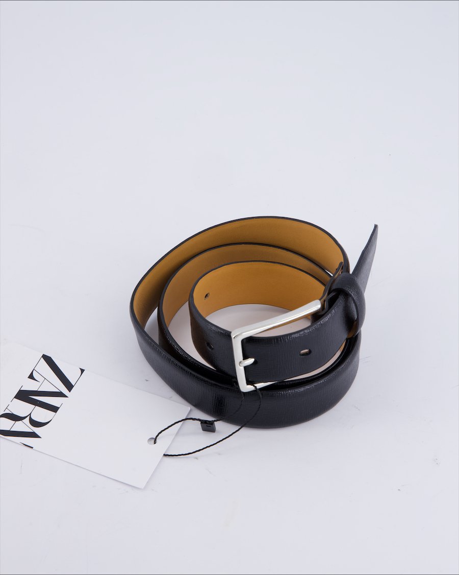 Zara Leather Leather Black 85 cm