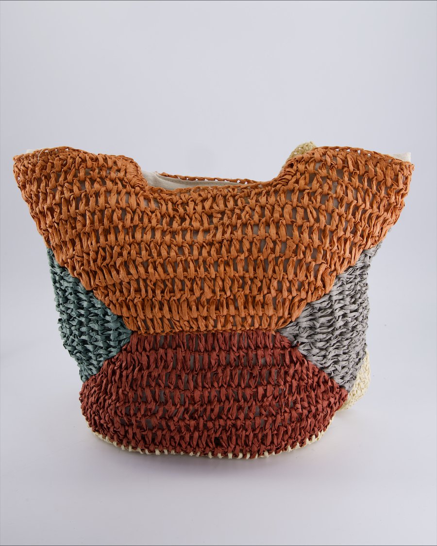 Pull&bear Shoulder bags Wicker Orange