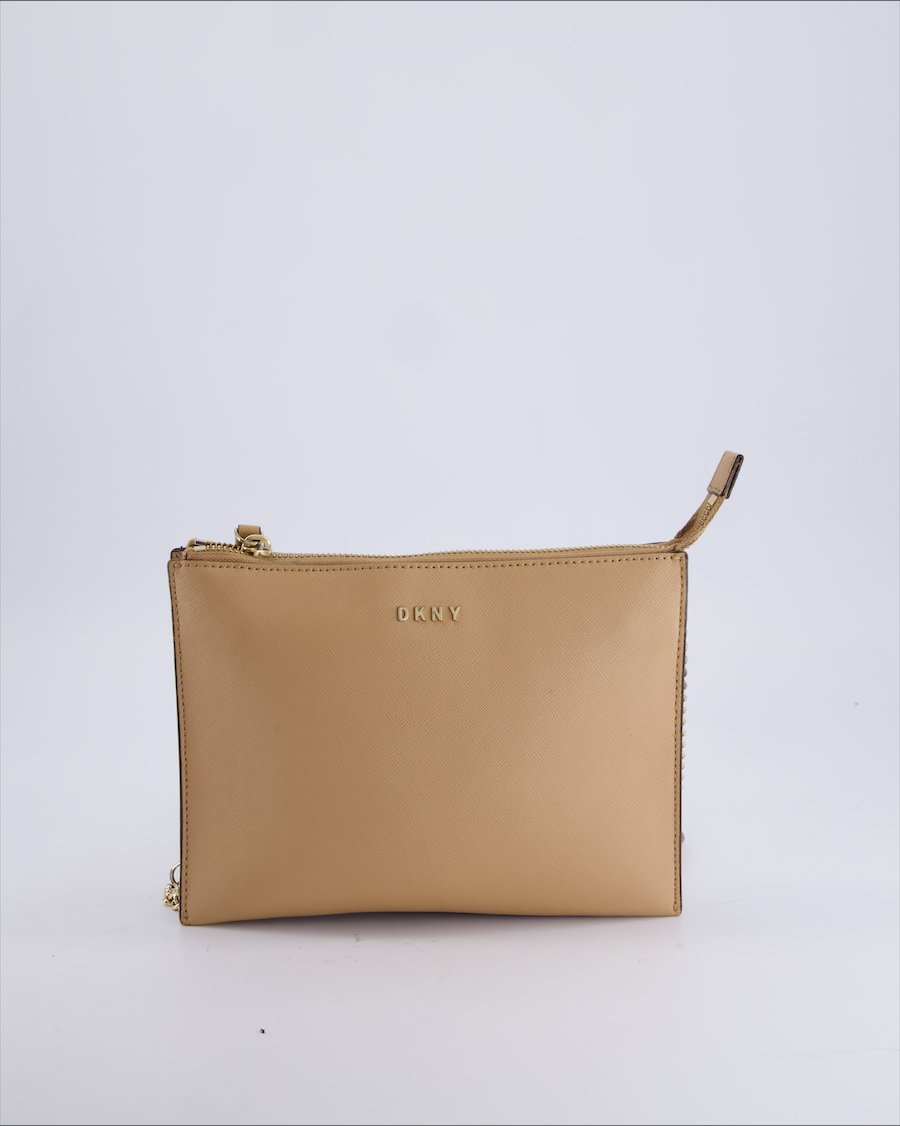 Dkny Crossbody bags Leather Beige