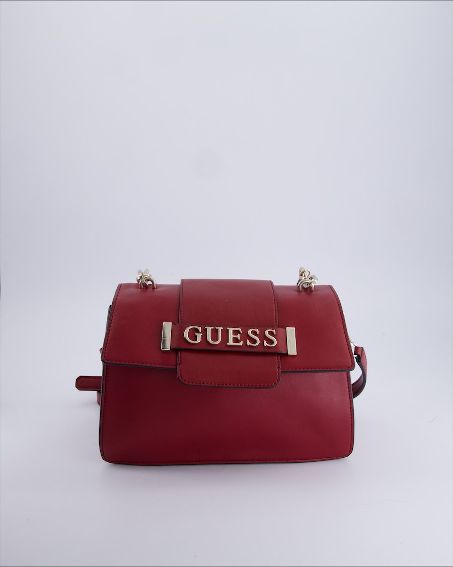 Guess Crossbody bags Leather Burgundy