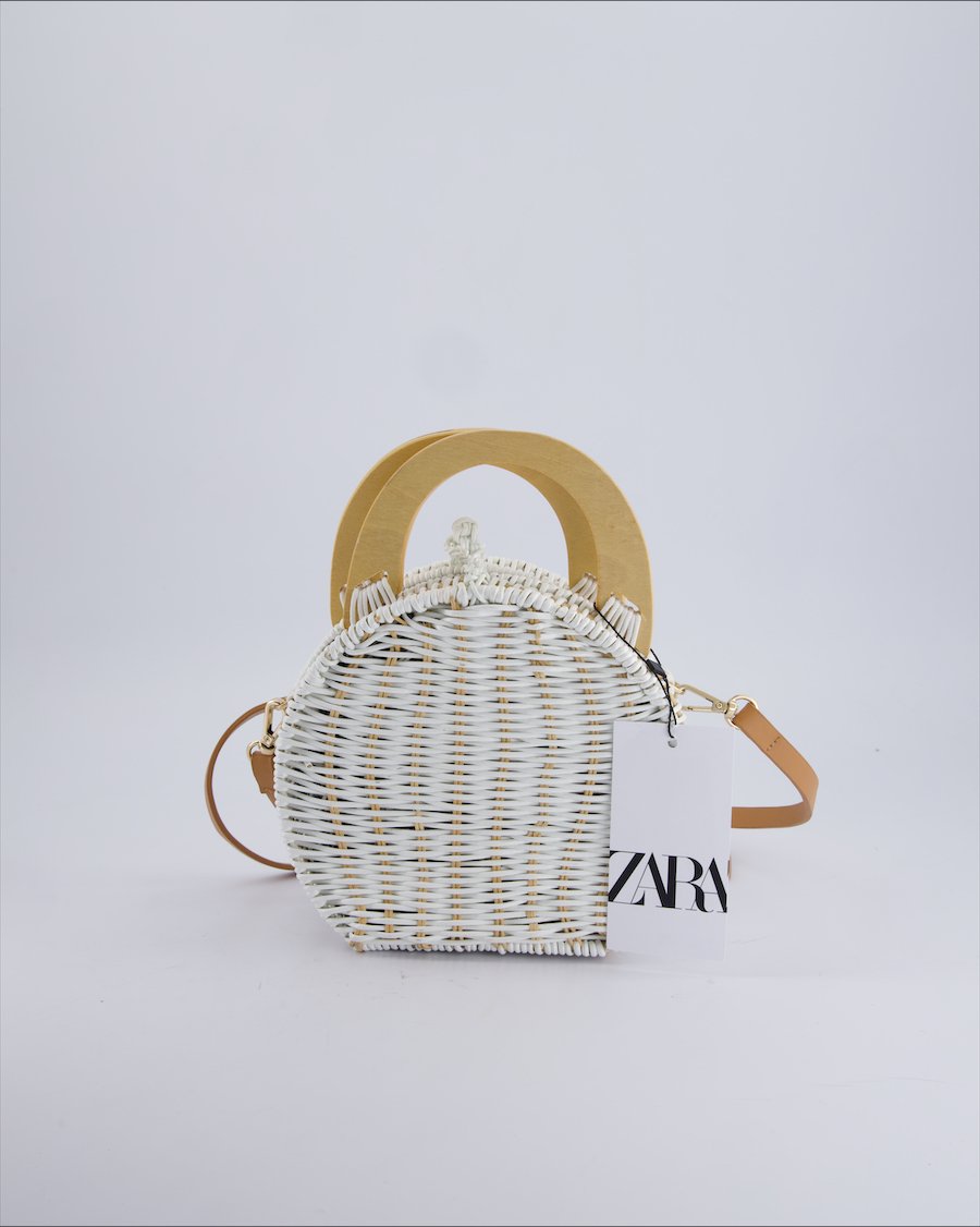 Zara Crossbody bags Wicker White