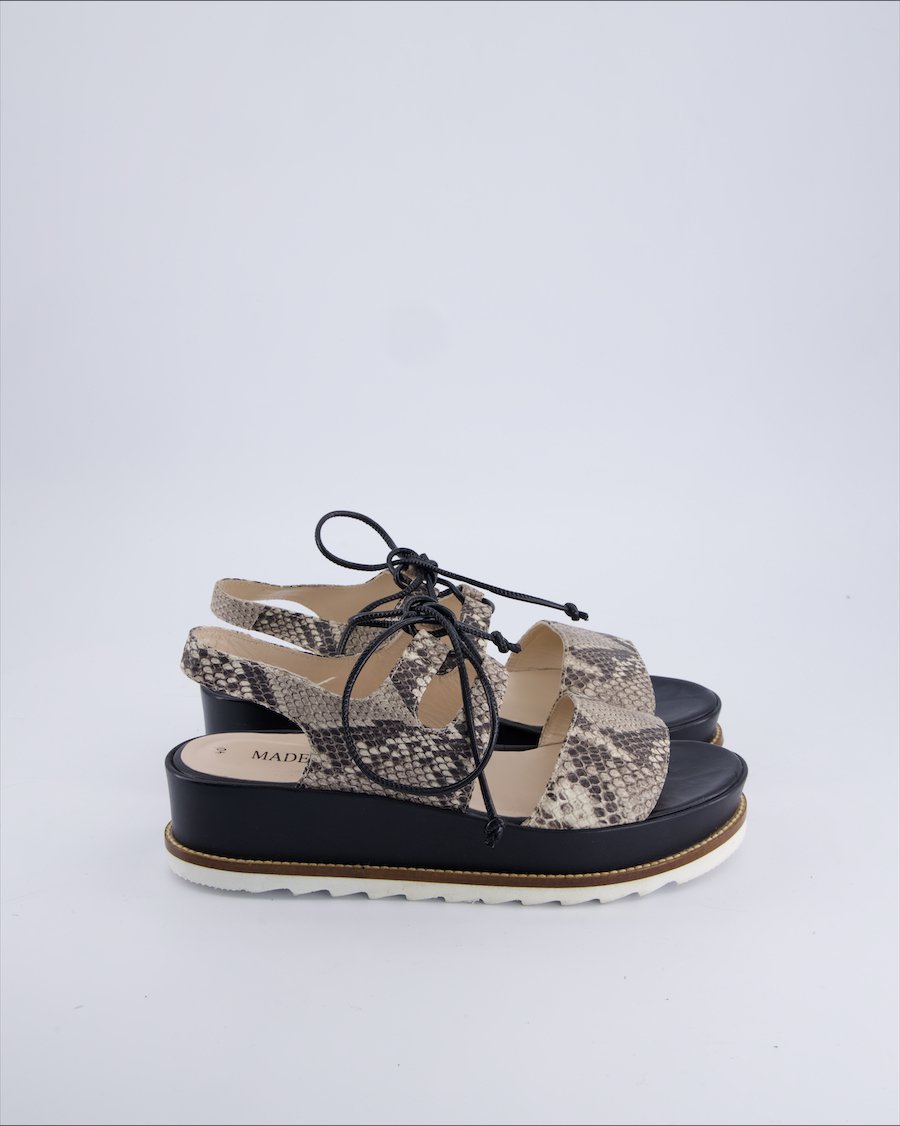Madeleine Sandals Leather Grey 40 EU