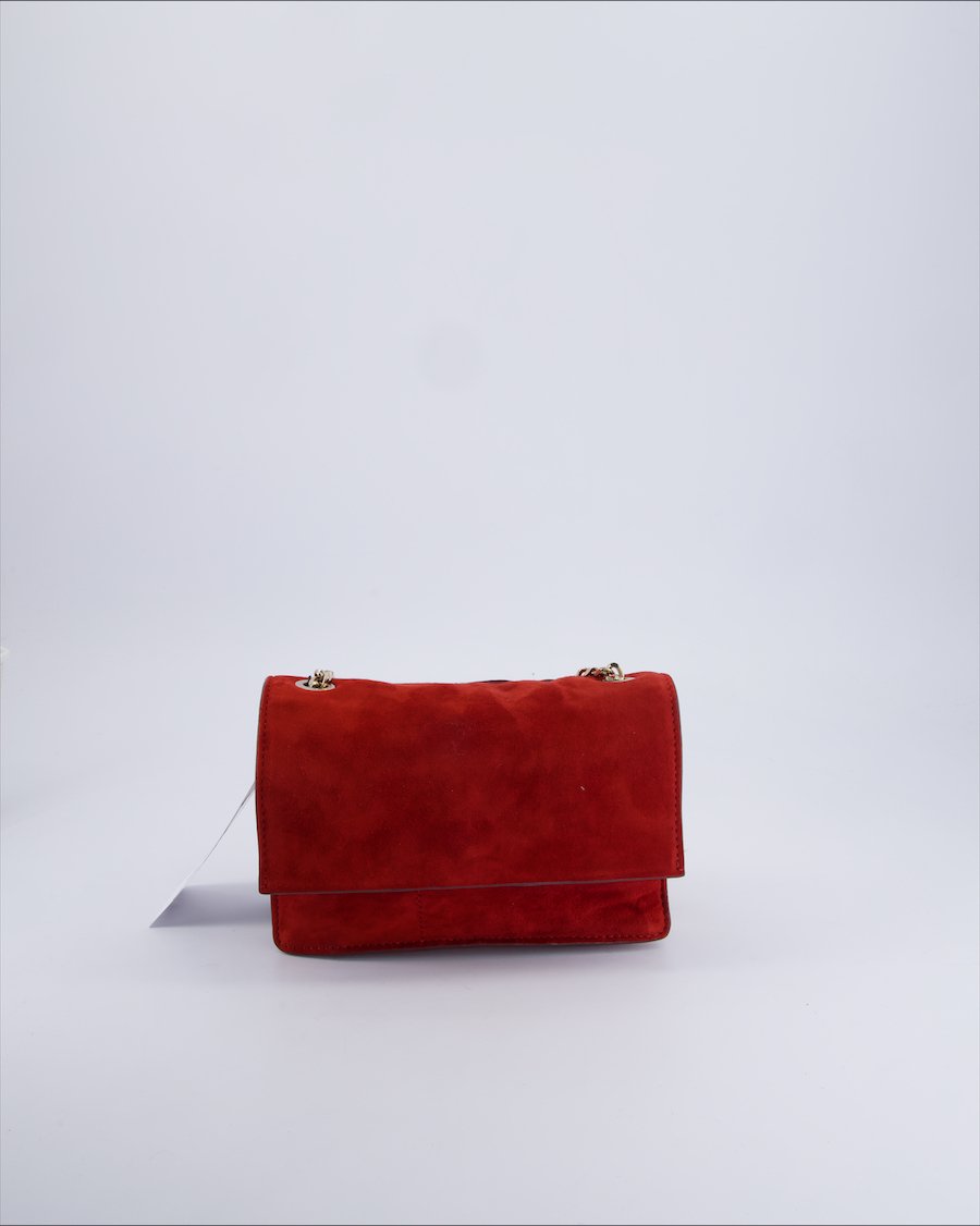 Zara Crossbody bags Suede Burgundy