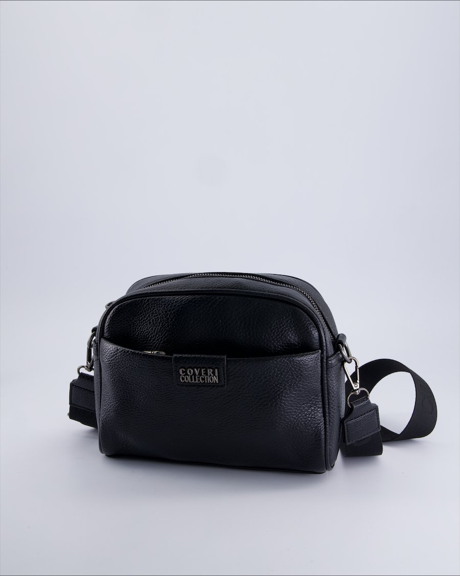 Enrico Coveri Crossbody bags Leather Black
