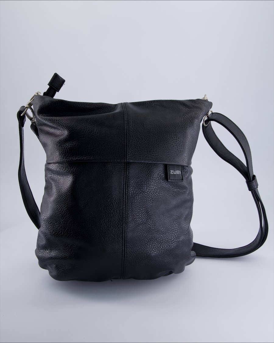 Zwei Crossbody bags Leather Black