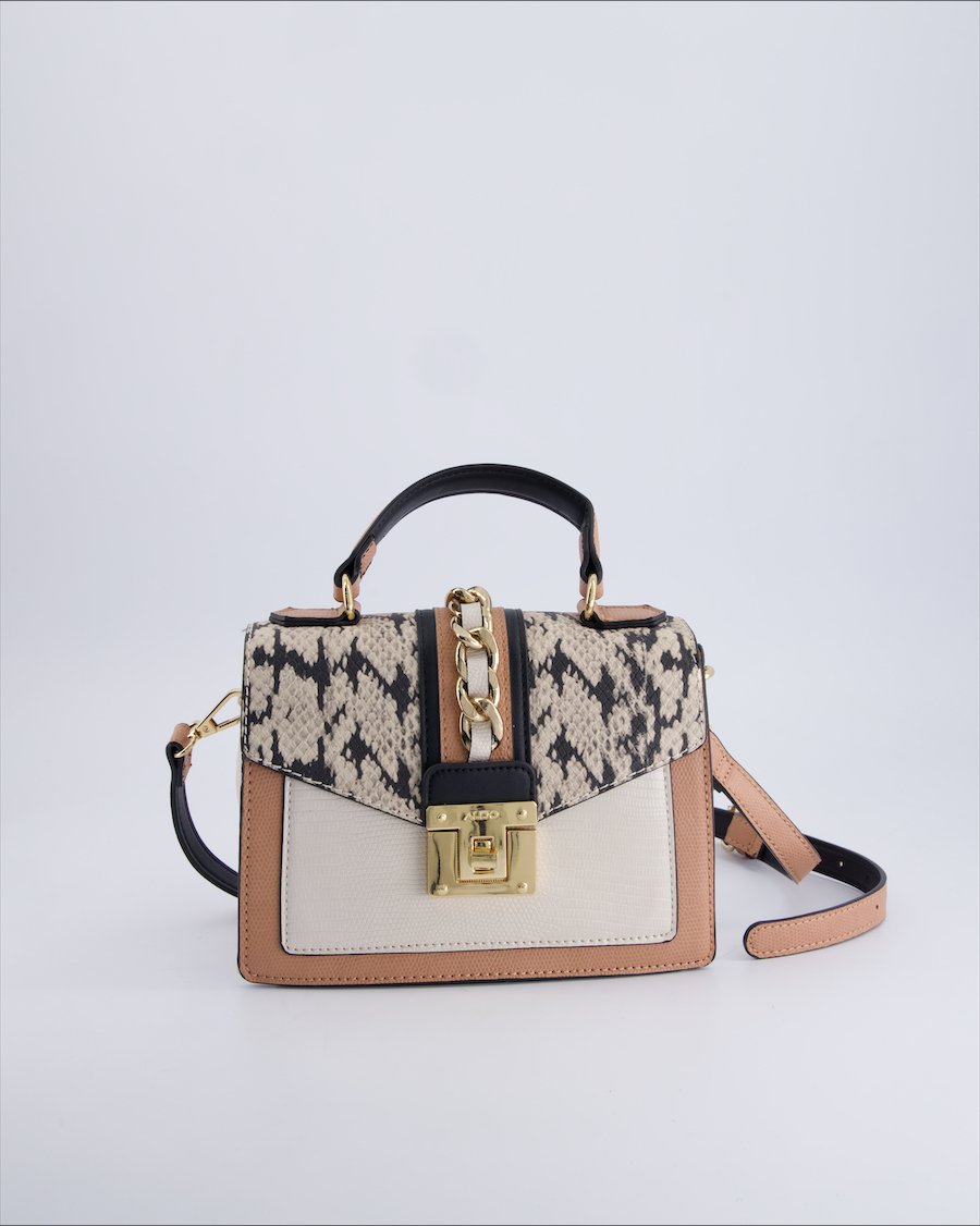 Aldo Crossbody bags Polyurethane Beige