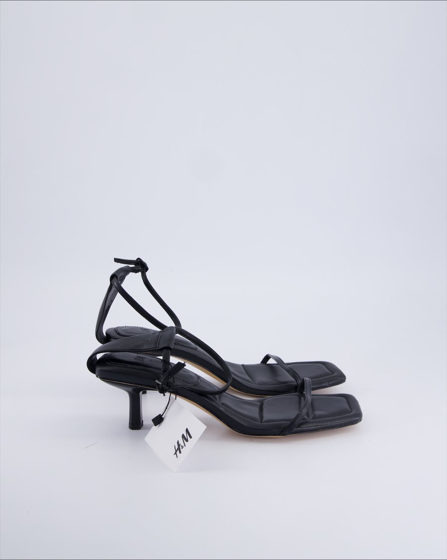 H&m Heels Polyurethane Black 39 EU
