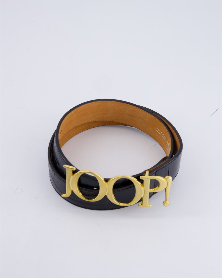 Joop! Belt Polyurethane Black 80 cm