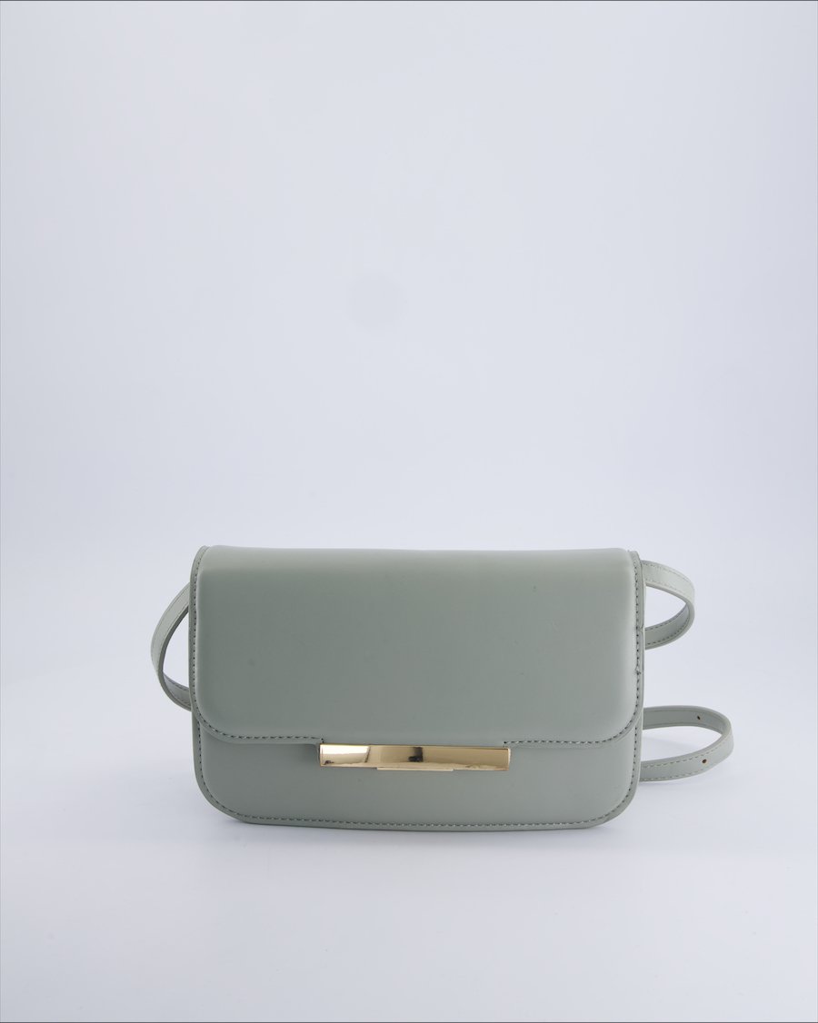 Mango Crossbody bags Leather Turquoise