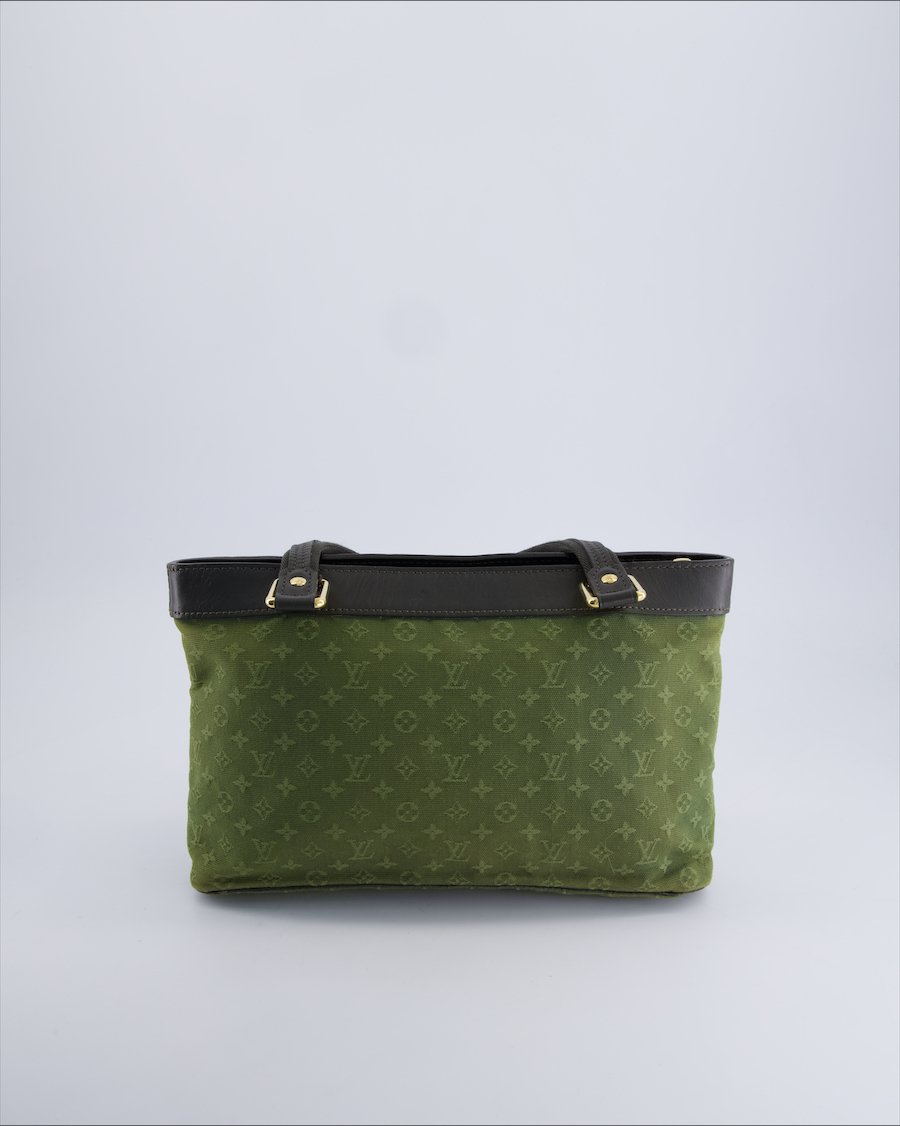Louis Vuitton Lucile Handbags Cloth Green