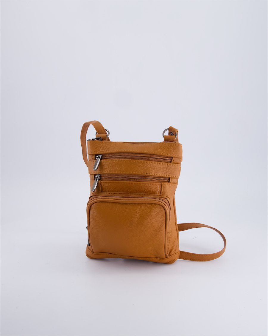 Unbranded Crossbody bags Leather Camel