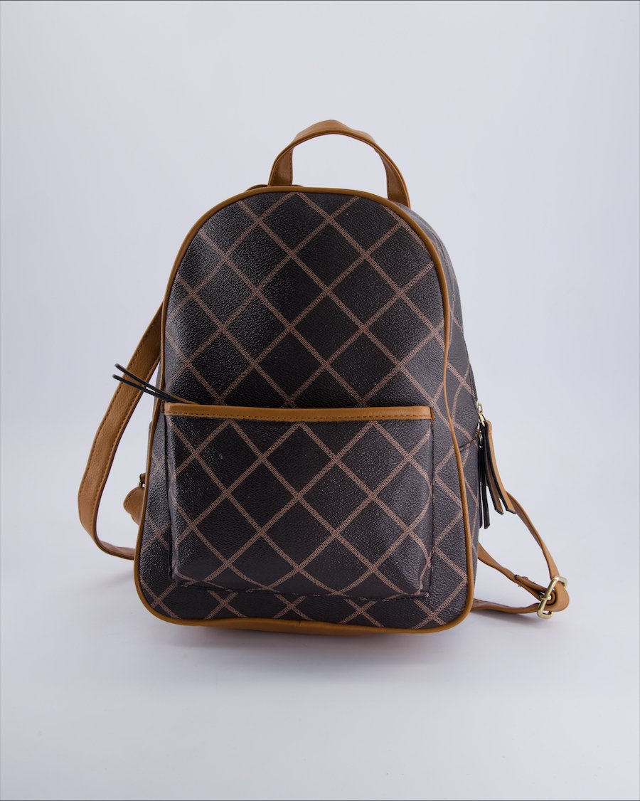 Catwalk Backpacks Polyurethane Brown