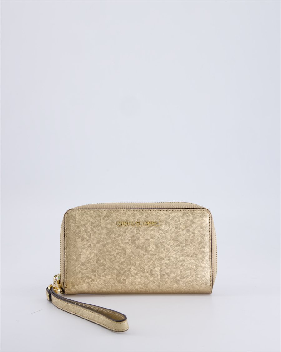 Michael Kors Wallets Leather Gold