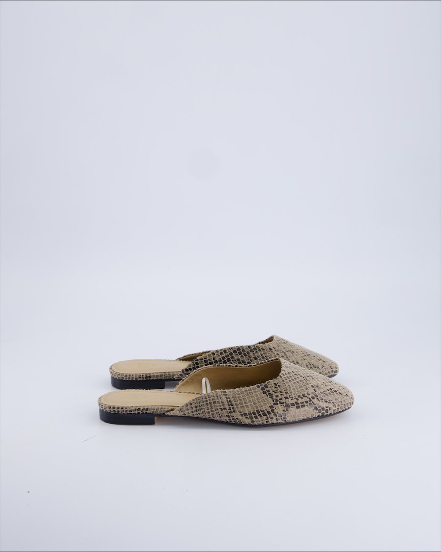 H&m Sandals Suede Ecru 36 EU
