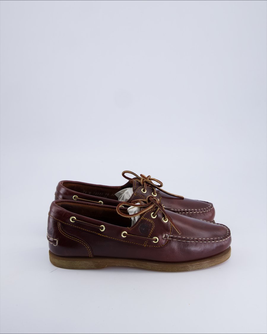 Timberland Lace ups Leather Burgundy 41 EU