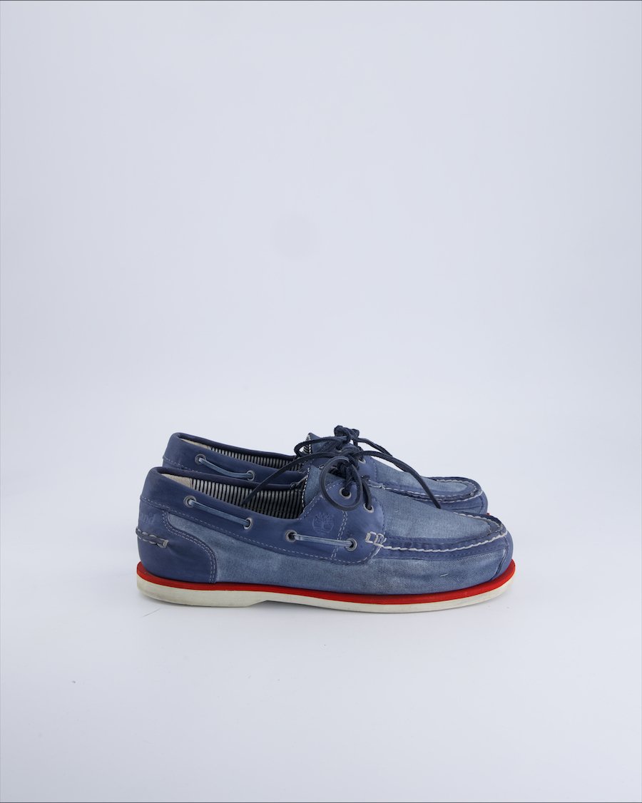 Timberland Lace ups Suede Blue 43 EU