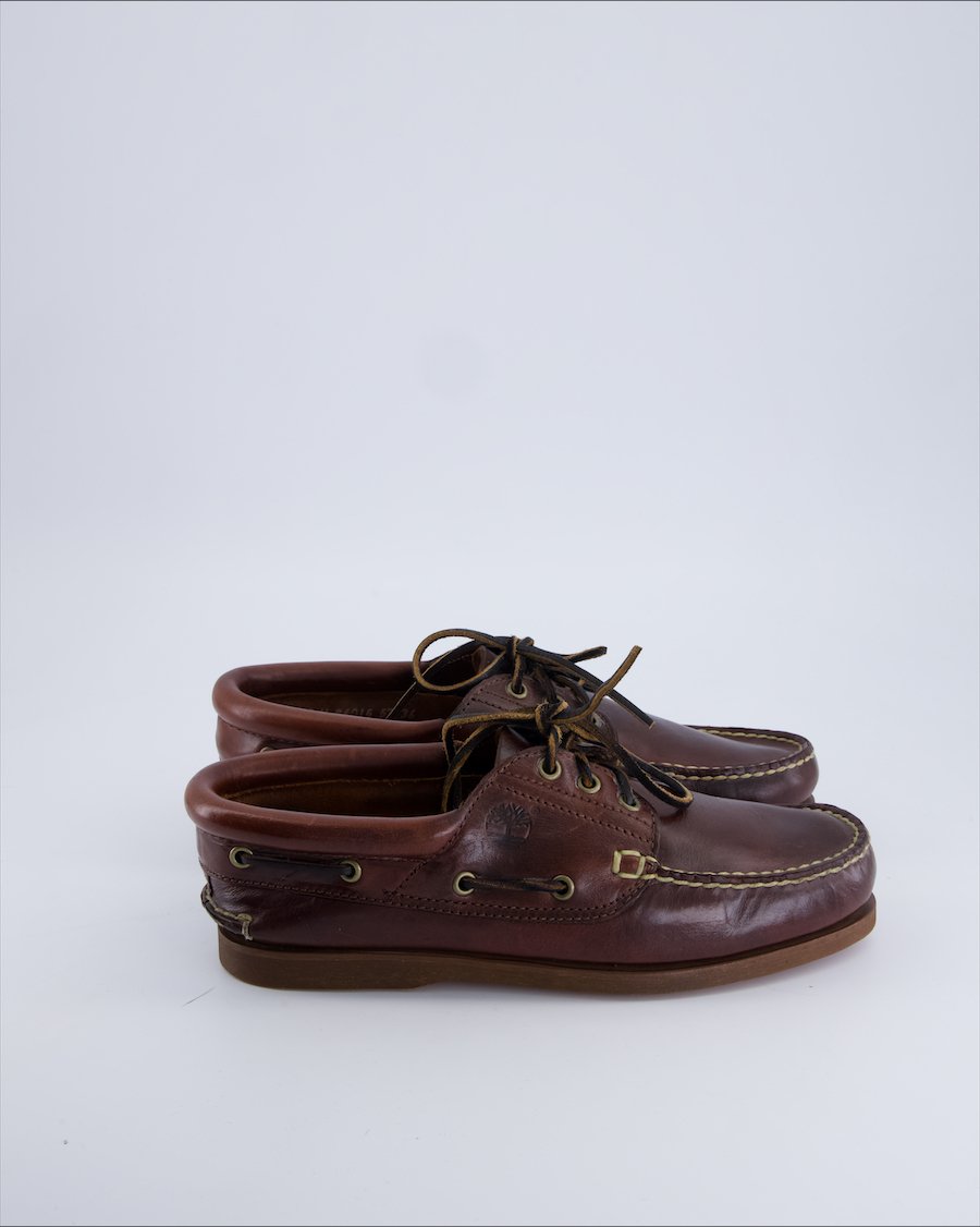 Timberland Lace ups Leather Burgundy 42 EU