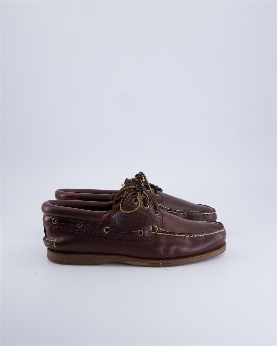 Timberland Lace ups Leather Burgundy 44 EU