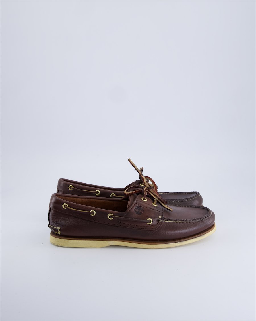 Timberland Lace ups Leather Burgundy 44 EU