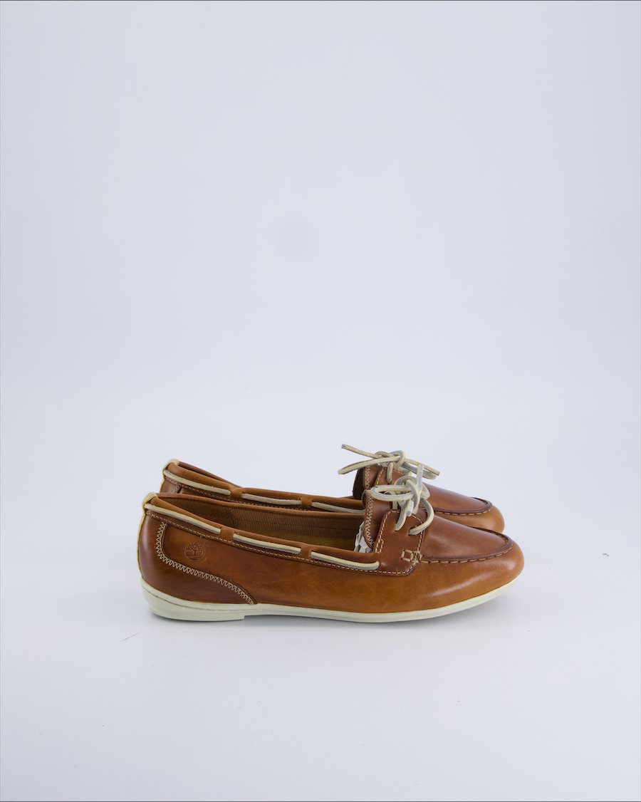 Timberland Lace ups Leather Camel 37.5 EU