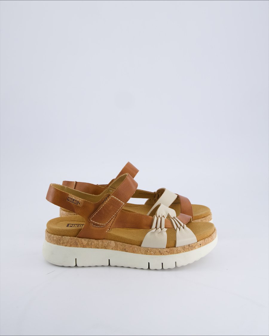 Pikolinos Sandals Leather Camel 38 EU
