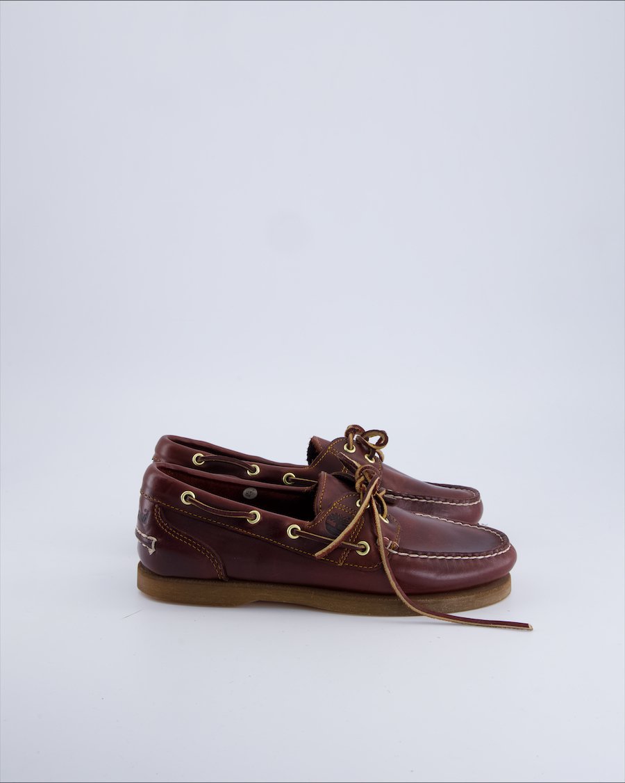 Timberland Lace ups Leather Burgundy 38 EU