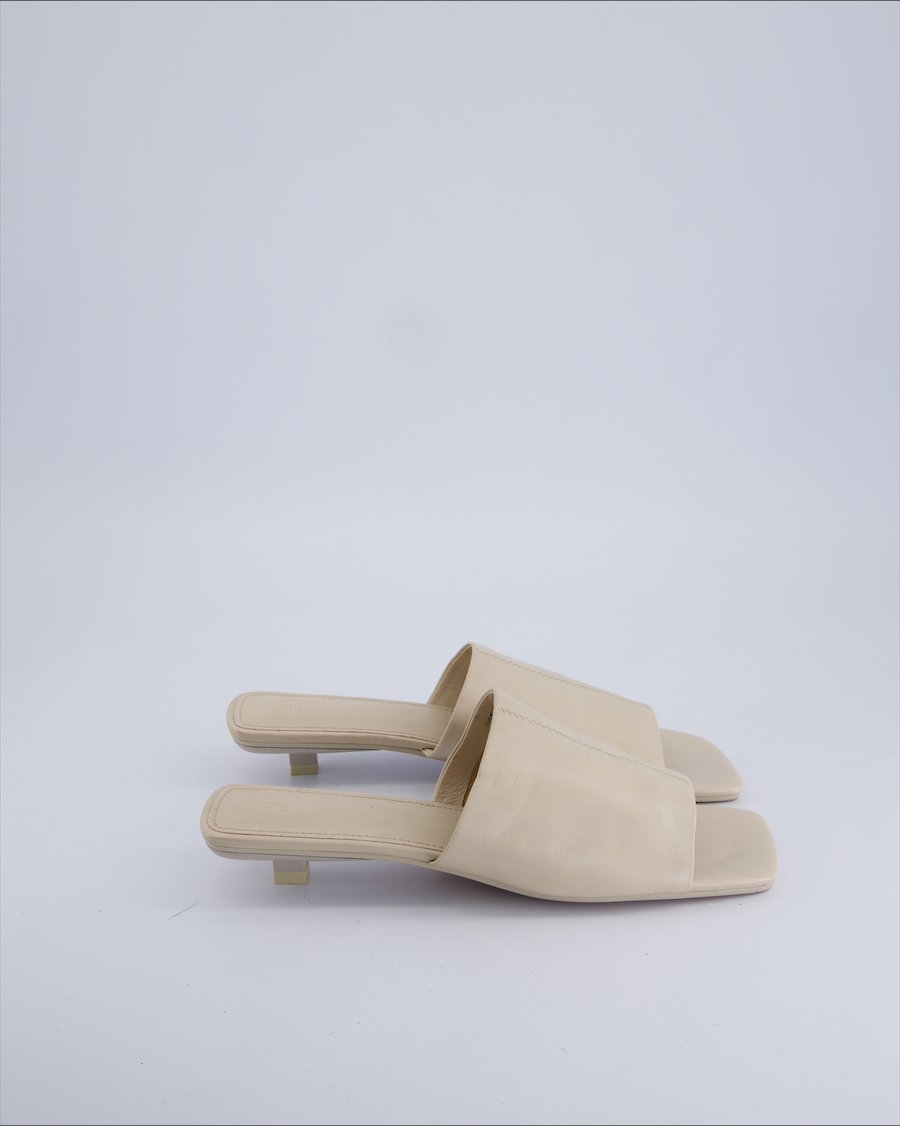 H&m Heels Polyurethane Beige 40 EU