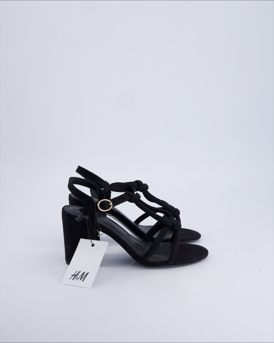 H&m Heels Suede Black 37 EU