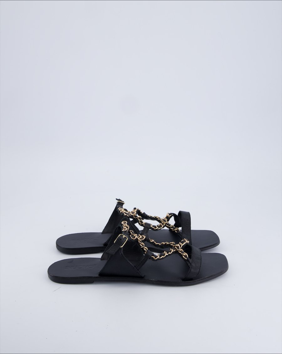 Inuovo Sandals Leather Black 40 EU